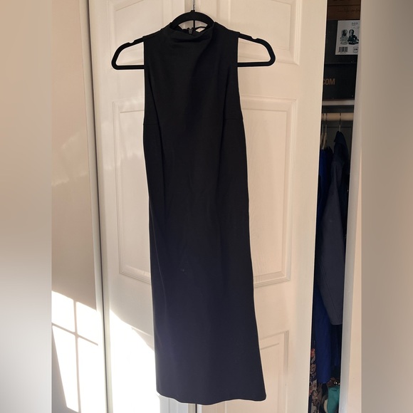 Aritzia Babaton Matheson black | black bodycon high neck dress - Picture 3 of 7